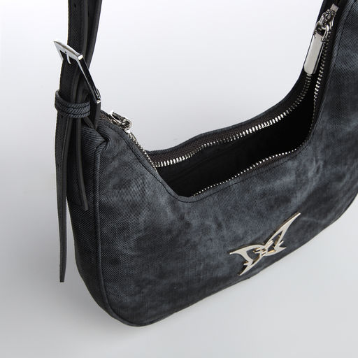 Сумка женская, багет, на молнии, цвет серый - Simaland фото 7