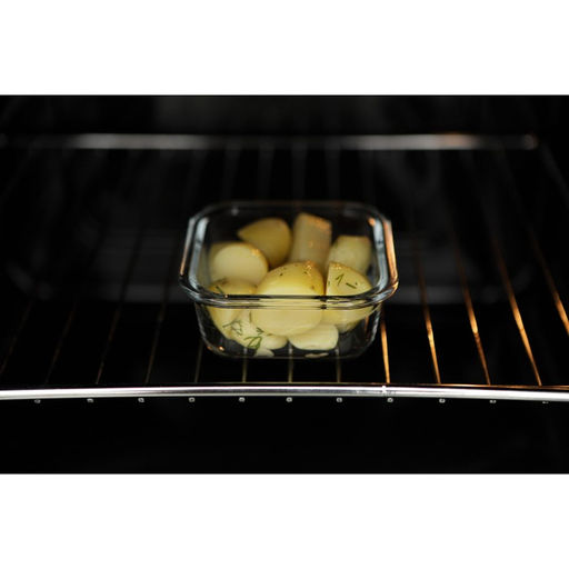Контейнер Доляна Cook and Freeze, 300 мл, 12×6 см, с крышкой, жаропрочное стекло, цвет МИКС
