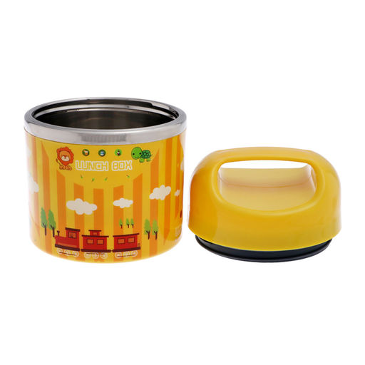 Ланч-бокс В мире зверей, 630 мл, сохраняет тепло 3 ч, 11 х 15 см, желтый - Simaland фото 5