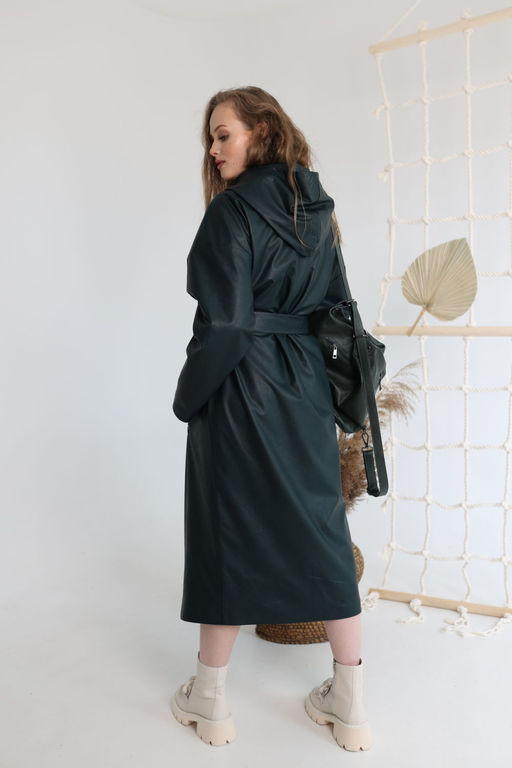 Плащ AMORI 2137 изумрудный  фото 5