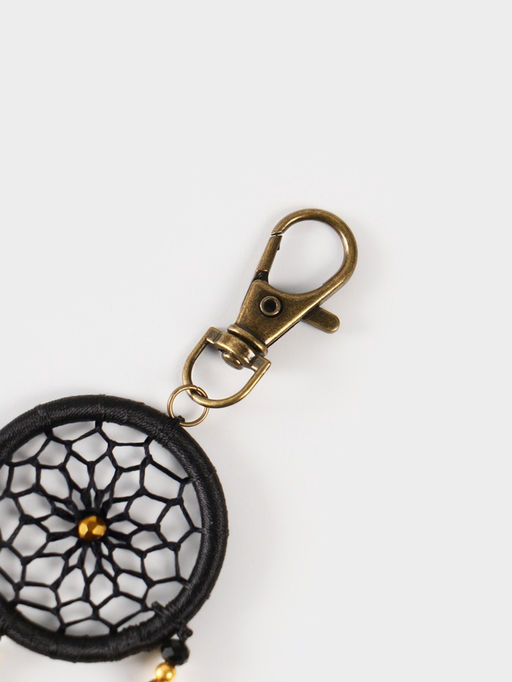 Брелок ловец снов, 17 см, чёрный