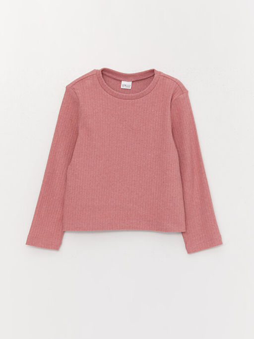 Bisiklet Yaka Uzun Kollu K?z ?ocuk Pijama Tak?m?