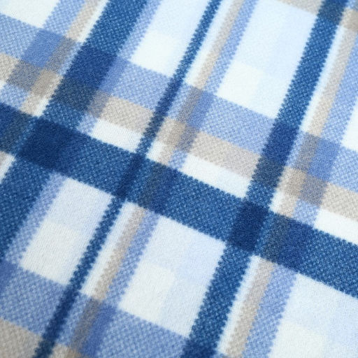 Плед Egoist 130x170см, серо-голубой, флис 160г/м 100% - Belezza фото 2