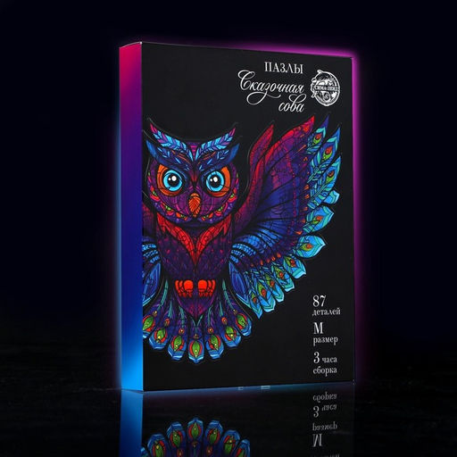 Пазлы фигурные Сказочная сова - Puzzle фото 3