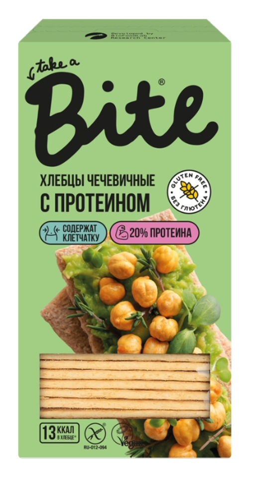 Хлебцы проетиновые чечевичные 100г - Take a Bite фото 2