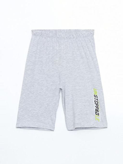 Beli Lastikli Erkek ?ocuk Pijama ?ort