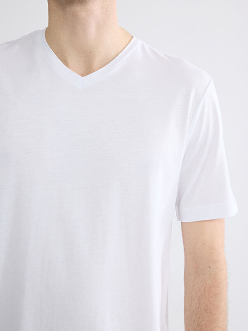 V Yaka Penye Erkek Ti??rt