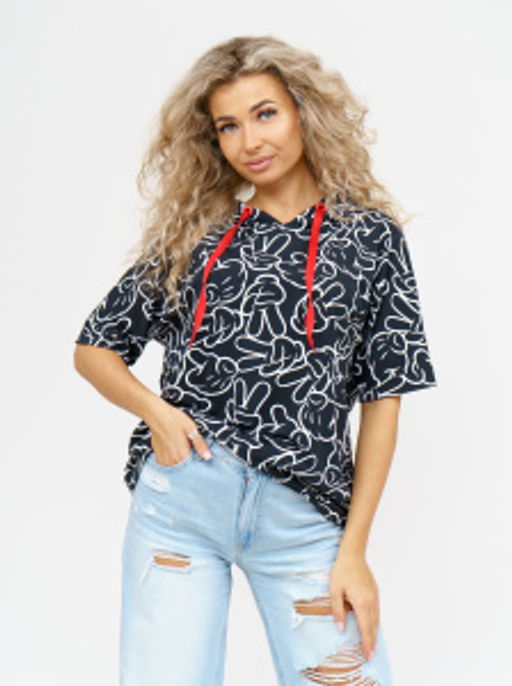 940 Футболка "Черный/микки"