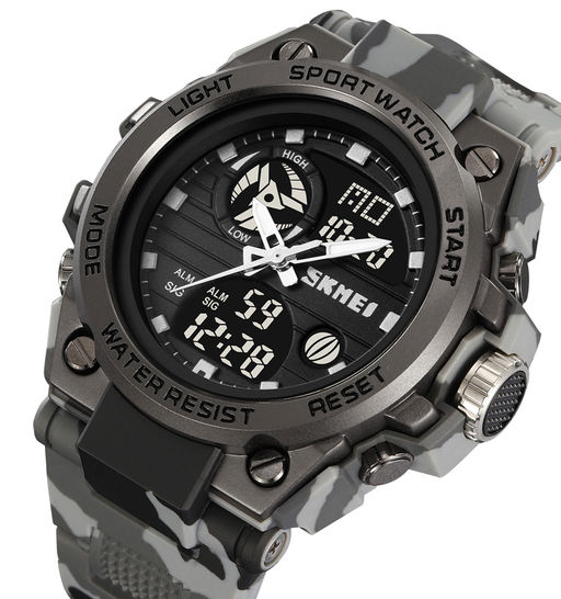 Часы наручные Skmei мужские электронные спортивные 2031gray-camo