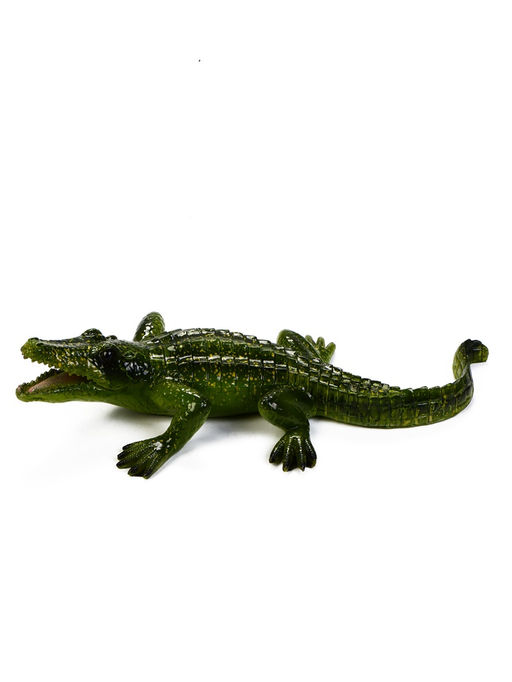 Садовая фигура из полистоуна «Крокодил», 35×15×7 см, Greengo