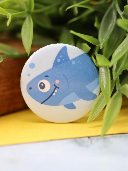 Набор значков 3 шт. iLikeGift Shark "LOVE SUMMER"