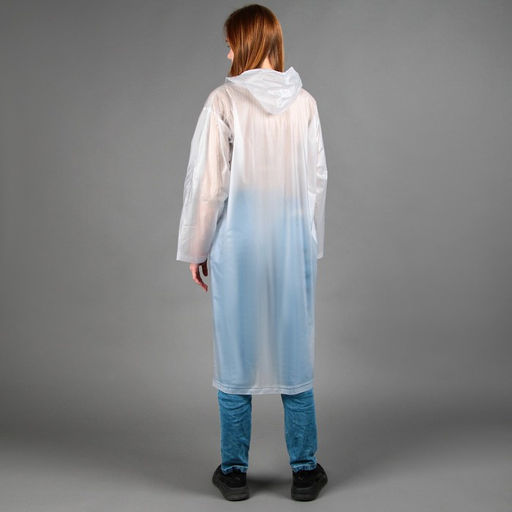 Дождевик-плащ У природы нет плохой погоды, размер 42-48, цвет белый - Simaland фото 7