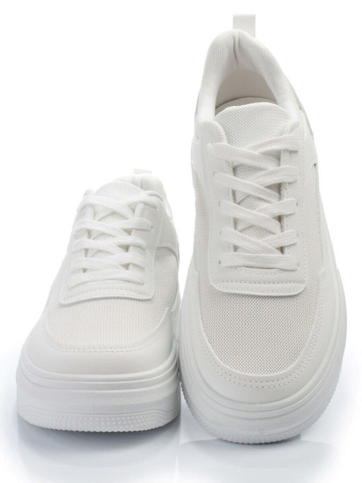 05-6180-36 WHITE Кроссовки женские (искусственные материалы) - No name фото 13