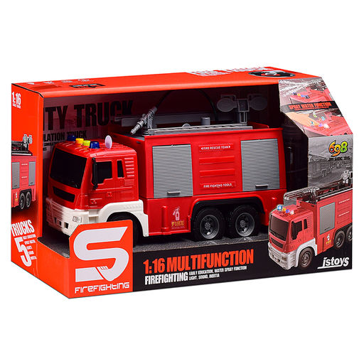 Машина "Эко-транс" 1:16 (свет, звук) в коробке (цвет красный)