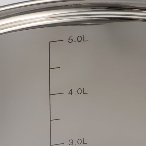 Кастрюля Magistro Grande, 5.5 л, металлическая крышка, капсульное дно, индукция, нержавеющая сталь  фото 5