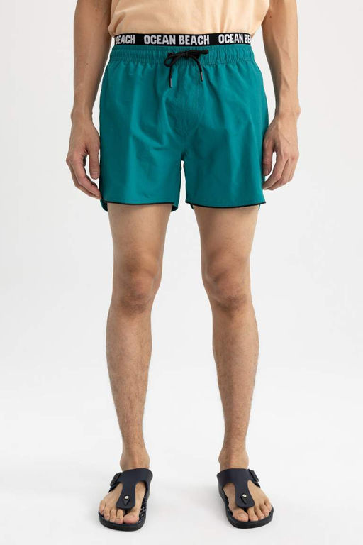 Укороченные шорты для плавания с принтом Andy - Defacto фото 5