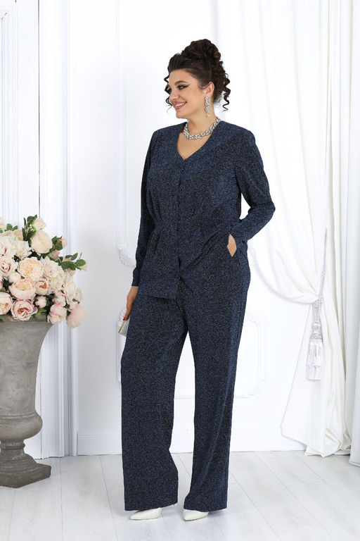 Платье Ninele 7431-Р темно-синий - Mira fashion фото 2375