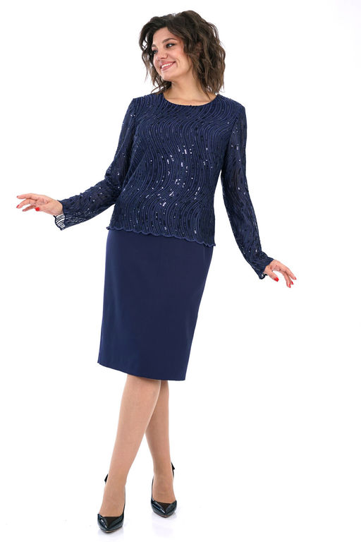 Платье ALANI 2458 синий