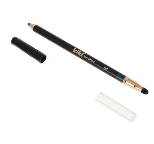 KIKI Карандаш для глаз с аппликатором 09, темно-зеленый