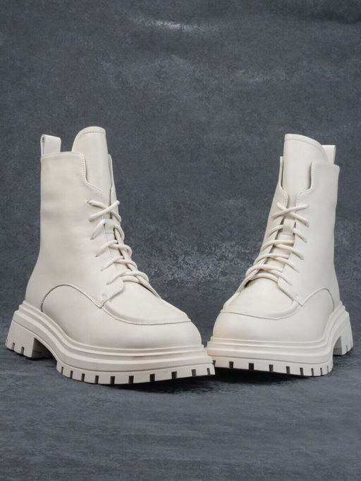 04-M3-886 BEIGE Ботинки зимние женские (натуральная кожа, натуральный мех)