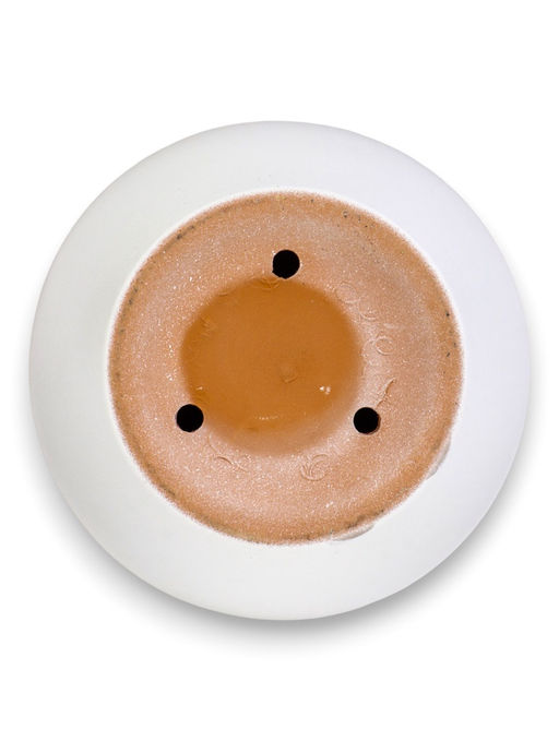 Горшок цветочный с поддоном 5 л, d122/h19,5 см капучино керамика, "Туман" (М)