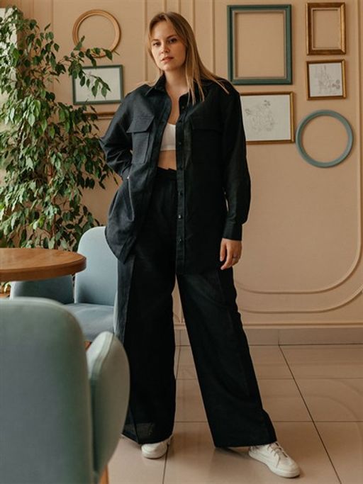 Брюки женские 100% лён - Волтри фото 4