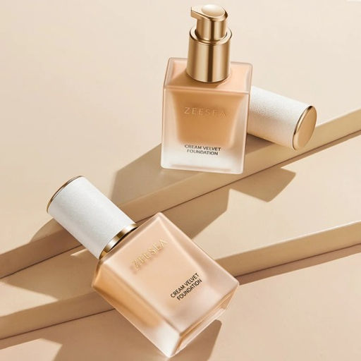ZEESEA Тональная основа Cream Velvet Liquid Foundation тон 01 Ivory / слоновая кость, 20 г  фото 3