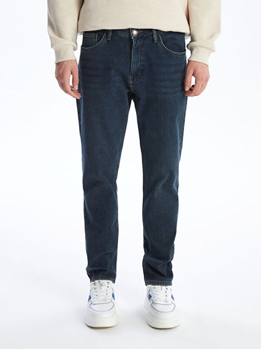 779 Regular Fit ??i Polarl? K??l?k Erkek Jean Pantolon