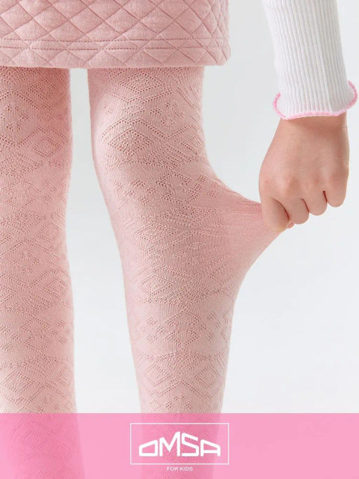 OMSA kids Collant 12A12-2 с жаккардовым рисунком - avorio фото 22