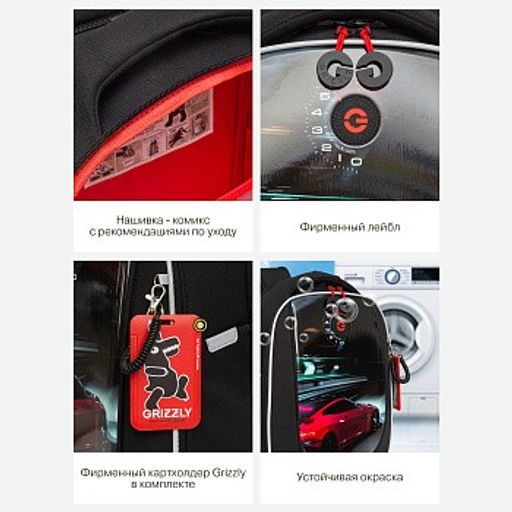 RAf-493-5 Рюкзак школьный - Grizzly фото 20