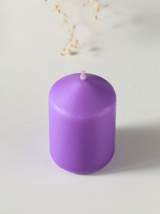 Свеча - цилиндр 4×6 см, 70 г, лаванда
