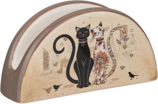 Салфетница Парижские коты 13,5*4 см. высота=7 см. 358-1729 - Арти-м фото 3