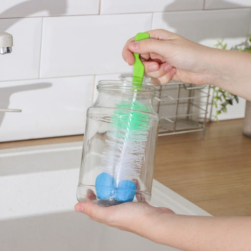 Ёршик для посуды Доляна, 2 шт.: 25×6 см, 12×2 см, МИКС