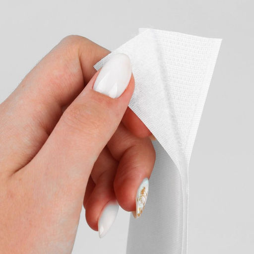 Цена за 5 шт. Липучка, 40 мм 50 см, цвет белый - Арт узор фото 2