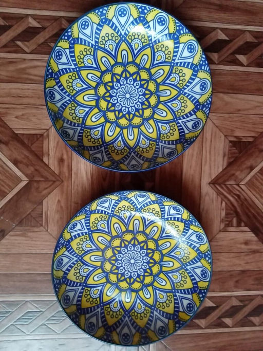 Тарелка десертная Y6-6015 Мантра, десертная, керамика, 18 см, круглая (422275) /DANIKS/  фото 4