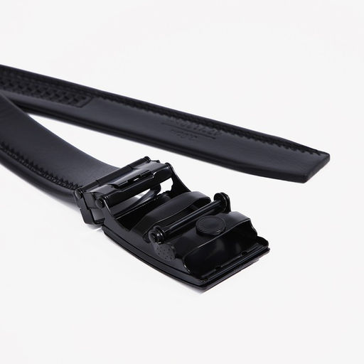 Ремень мужской, ширина 3.5 см, пряжка автомат, цвет чёрный - Simaland фото 3