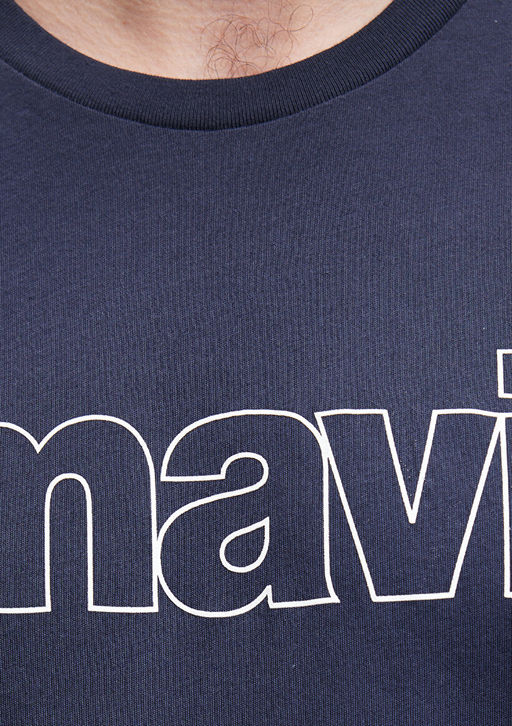 Mavi Logo Bask?l? Lacivert Tisort фото 6