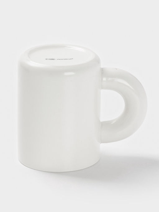 Кружка Доляна Coffee more, фарфор, 400 мл, 12.5×8×10.8 см, фарфор, белая
