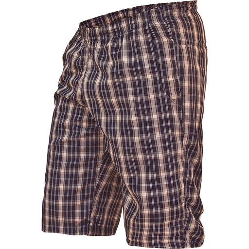 Шорты М-125 (Полиэстер) Бежевый/Синий