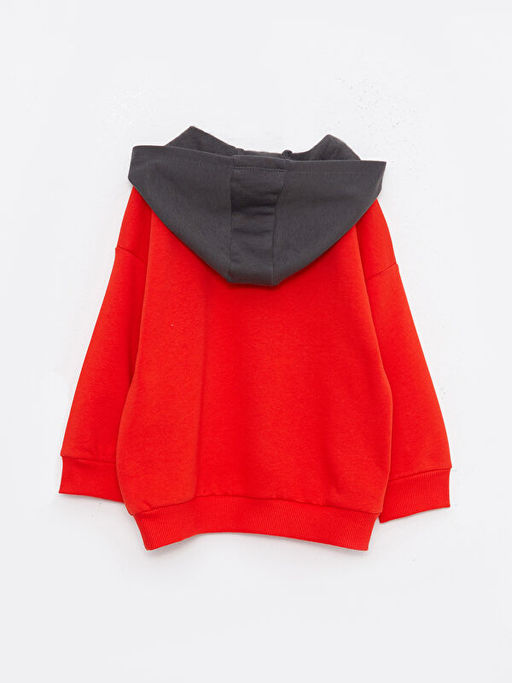 Uzun Kollu Bask?l? Erkek Bebek Hoodie - Waikiki фото 2