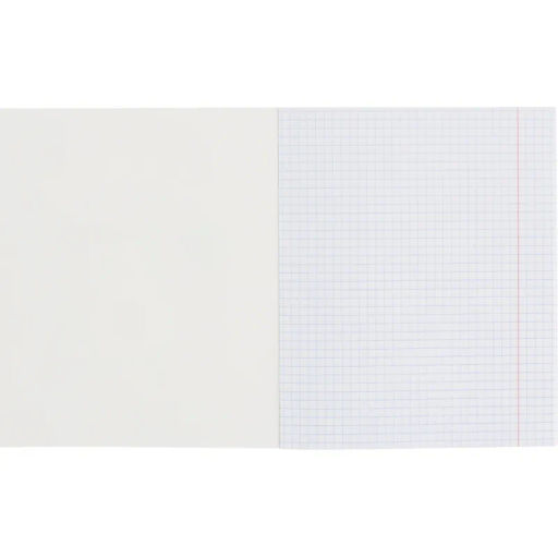 Тетрадь общая А5 48л Avocat фиол.,клет,скреп, ВД-лак