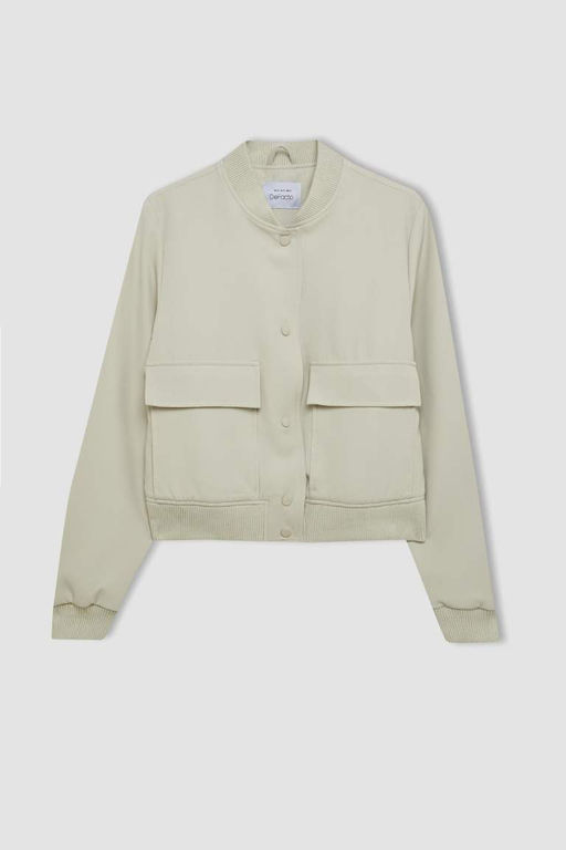 Куртка-пальто стандартного кроя - Defacto фото 8