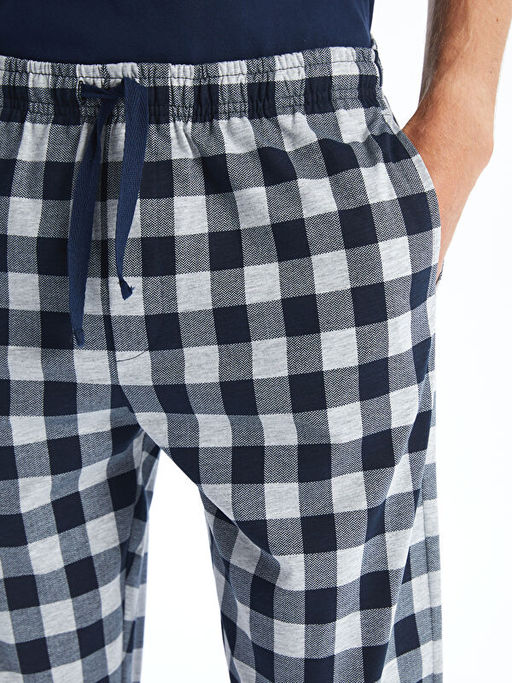Standart Kal?p Ekose Erkek Pijama Alt