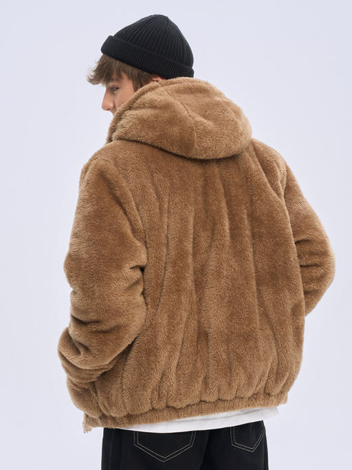 Куртка плюшевая утепленная