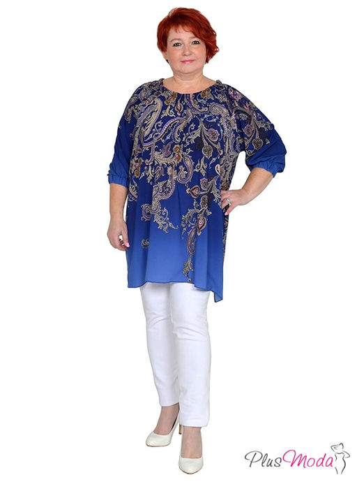 Туника Модель №1497 размеры 44-84 - Plusmoda фото 8