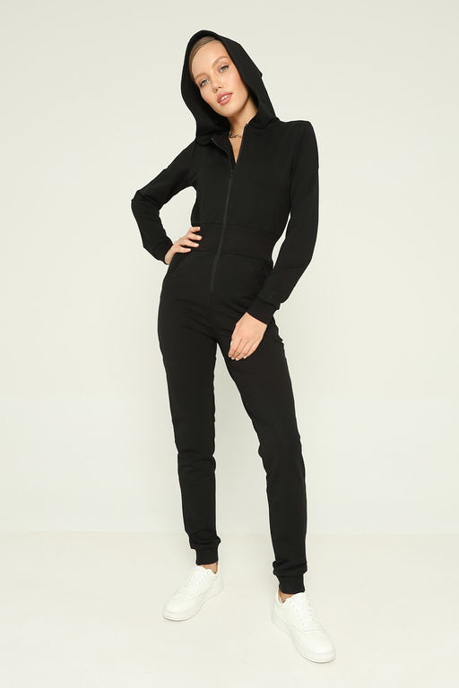 Комбинезон женский 198L3-WB черный - Solo mio фото 4