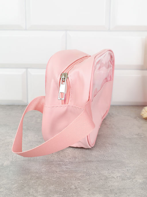 Сумка-органайзер 12х21х7 см / XN-026PN /уп 100/розовая