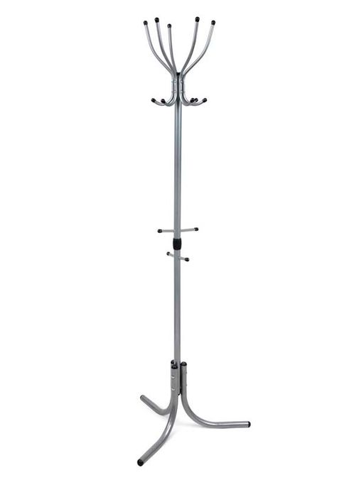 Вешалка Напольная Комфорт 600х600х1800мм (5 крючков) СЕРЕБРО г. Ижевск Арт. ВК5 (Р)
