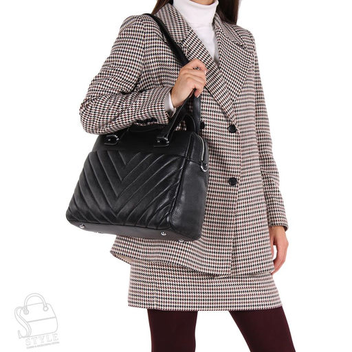 Сумка женская кожаная 9995Y black Polina&Eiterou/50 в Новосибирске