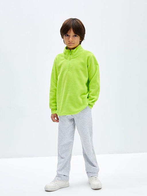 Dik Yaka Polar Erkek ?ocuk Sweatshirt